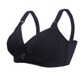 thumbnail image 1 of Bocqde Woman's Plus Size Everyday Bras Embroidery Light Comfortable No Underwire Push Up Bralettes Soft Full Coverage Support Bra, 1 of 5