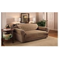 thumbnail image 1 of Classic Reversible Quilted Waterproof Furniture Protector Diamond Design (Loveseat, Bronze/Brown), 1 of 2
