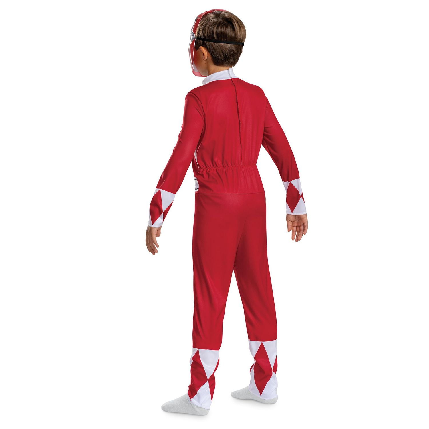 Power Rangers de l’enfant garçon - Costume classique Mighty Morphin « Red Ranger »