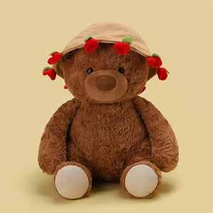 The Rose Bear A Gift pour le Jouet en peluche d'ours mignon avec rose rouge, jamais Wilts Symbolic Everlasting Affectation