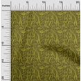 thumbnail image 1 of oneOone Viscose Chiffon Fabric Leaves & Floral Block Print Fabric BTY 42 Inch Wide, 1 of 4