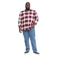 thumbnail image 2 of George Big Men's Flannel Shirt, 2 of 6