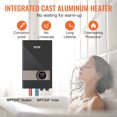 thumbnail image 4 of VEVOR Instant Water Heater, 18kw Electric Tankless Water Boiler, Digital Temperature Display & Easy Installation & 24-Hour Water Supply, For Kitchen Bathroom Shower Mall Salon Shampoo ETL Listed, 4 of 9