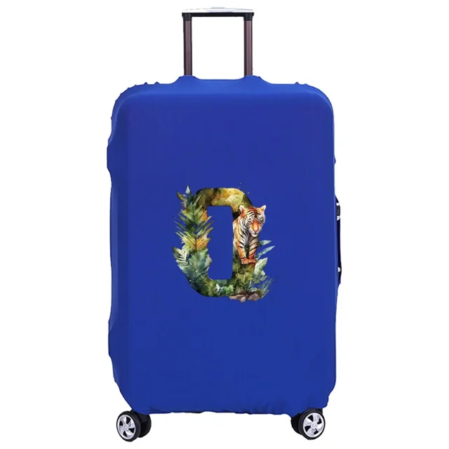 Luggage Cover Washable Case Cover Protective Case Scratch Proof Case Cover Suitable for JungleTiger Print Pattern Fits 18-32inch jungle tiger letterQ S