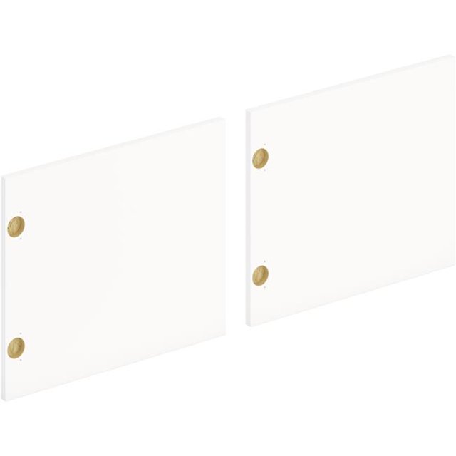 72 in. Mod Laminate Doors, Simply White - Set of 2