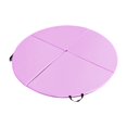 thumbnail image 4 of Lipstore Foldable Mat Portable Folding Pole Dance Mat for Workout Studio Outdoor Pink, 4 of 8