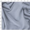 thumbnail image 4 of Soimoi Blue Silk Fabric Semi Circle Geometric Printed Fabric 1 Yard 42 Inch Wide, 4 of 5