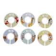 thumbnail image 1 of Baby Clothing Closet Rack Size Dividers Hangers Separator 6pcs with sizes, 1 of 8
