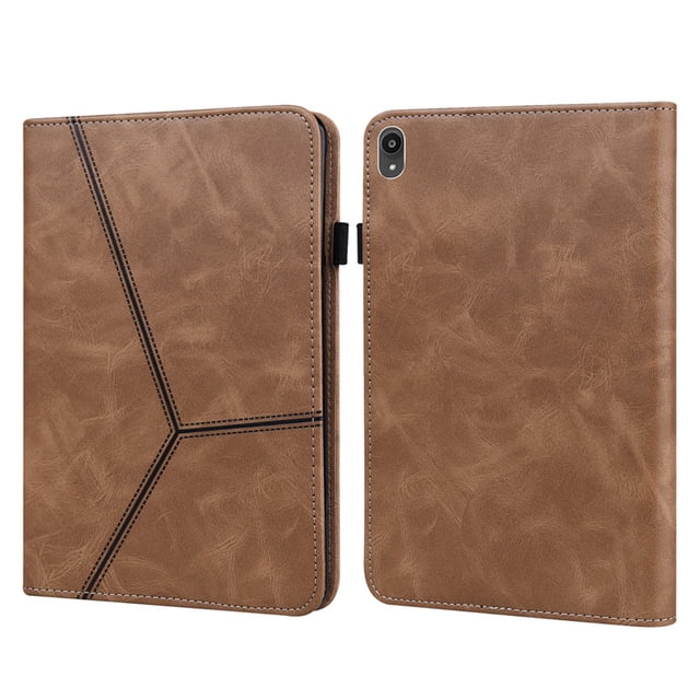 Pour Lenovo P11 Étui en Cuir de Luxe à Rabat pour Funda Lenovo Tab P11 To-J606F L Étui pour Tablette pour Lenovo Xiaoxin Pad P11 Plus Brun Tab P11 To-J606F L