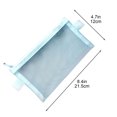 thumbnail image 3 of Kbndieu Paquet Paquet Transparent à Main - Étui pour Stylo - Sac de Papeterie en Maille - Sac à Fermeture Éclair - Sac de Rangement Organisation et Rangement, 3 of 9