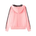 thumbnail image 3 of Innerwin Ensemble de Jogging Imprimé Léopard Survêtements pour Femmes Jogging Hoodies Confortable 2 Pcs Rose 2TG, 3 of 6