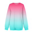 thumbnail image 4 of Meichang Chandail en Molleton Surdimensionné pour Femmes Manches Longues Col Rond Chandails en Molleton Tendance Gris Pull Ample, 4 of 5