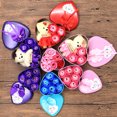 thumbnail image 1 of 1 Set Artificial Soap Rose Flower Bear Doll Valentine Day Gift Box Party Decor, 1 of 8