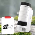 thumbnail image 1 of Mini 2026 Pocket For Kids Portable Handheld Kids Mini Scope Educational Science With LED Light 60X 120X, 1 of 6