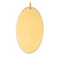 thumbnail image 1 of Disque Elliptique Gravable en Or Jaune 14k.011 Gauge, 1 of 2