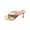 Gold High Heels Shoes for Women, variant on hopeusnice High Heels Shoes for Women PU Materials Summer Shoes Breathable Soft Tapered heel Non-slip Thong Sandals Women's High Heels Shoes Trendy Square Toe Dress Shoes White 38