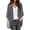 L-b-Grey, variant on 2025 Women Solid Short 3X Cardigan Sleeve Cropped Bolero Open Back Sweater Front Chiffon