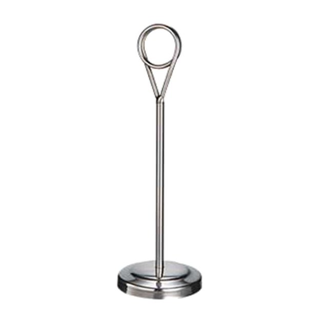 Baohd Porte-Numéro de Table Contemporain Photo Stand pour les Paramètres d'Hôtel à la Mode Argenté 20cm 1Set