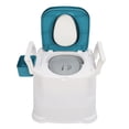 thumbnail image 4 of Table de Chevet Toilette, Table de Chevet Rembourrée Douce Bleue Antidérapante pour Personnes Âgées, 4 of 7