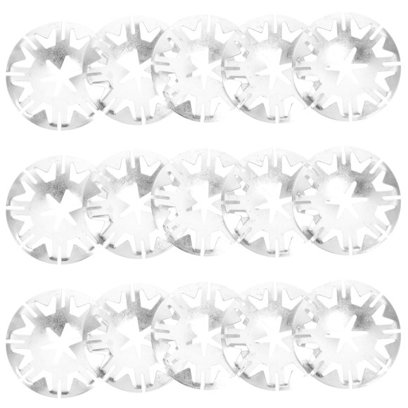 KAKOWELY wheel well liners 100pcs Safety Washers Heat Plate Discs Internal Tooth Washers for Car Auto Hood1.22"X1.22"X0.39"