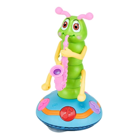 Dancing Caterpillars Toy Battery Powered, 6 Songs W/ Lights, Educational Toys for Children Baby