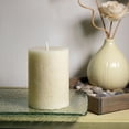 thumbnail image 3 of Hometrends 4" Vanilla Sandalwood Scented Pillar Candle, 3 of 5