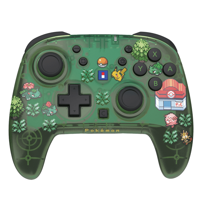 HORI HORIPAD Turbo sans fil (Pokémon Pixel vert) pour Nintendo Switch 2