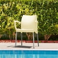 thumbnail image 2 of Compamia Dolce Resin Outdoor Arm Chair in Beige, 2 of 6