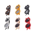 thumbnail image 3 of Lunettes de Soleil pour Enfants, 6 Pcs PC 6 Couleurs Mignonnes Lunettes de Soleil pour Enfants Protection UV Rondes pour Garçons, 3 of 8