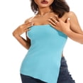 thumbnail image 4 of Été Décolleté Bandeau Tube Tops Casual Femmes Sans Manches Dos Bustier Tops Rue Parti Club, 4 of 7