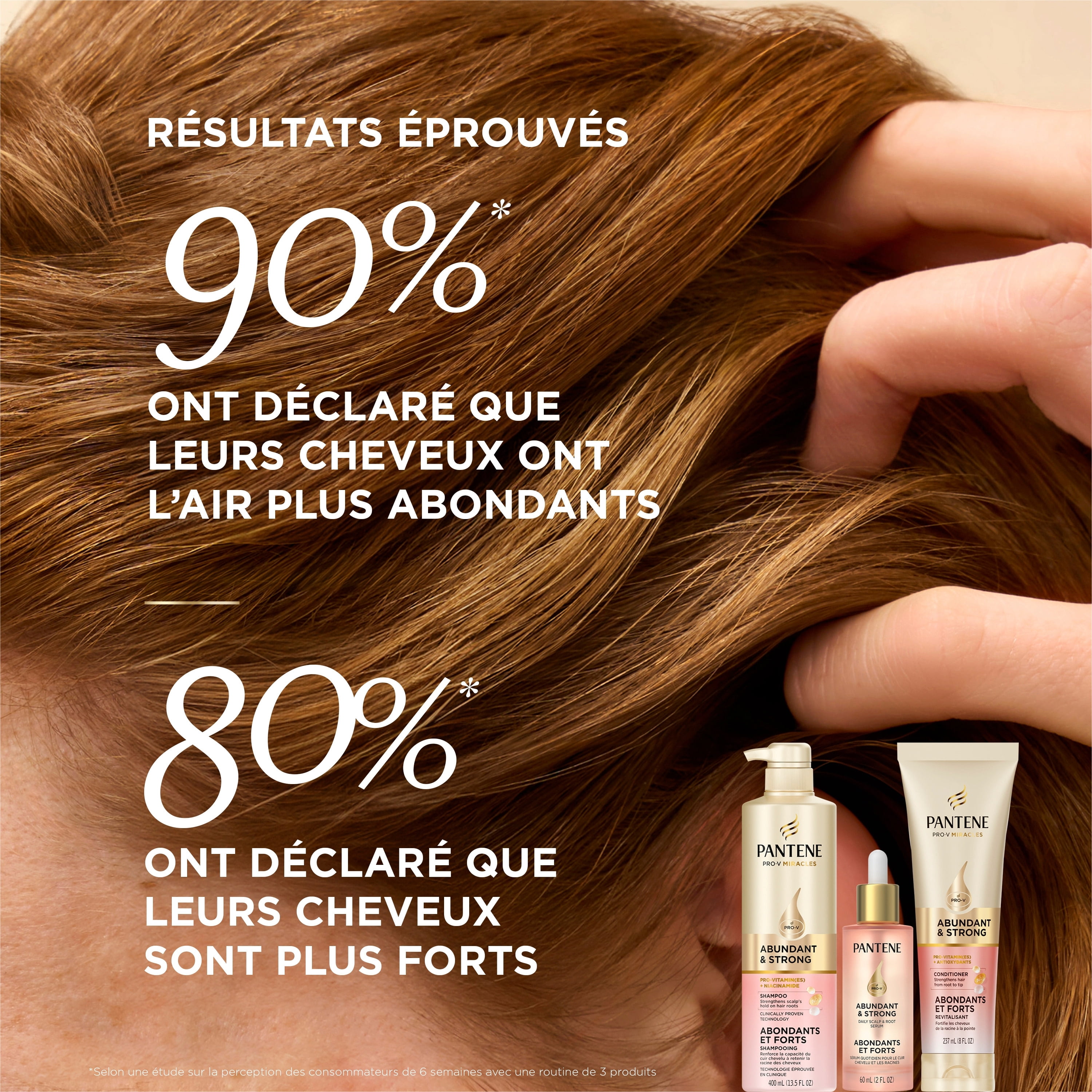 Revitalisant Pantene Pour Cheveux Abondants et Forts, Renforce Les Cheveux De La Racine À La Pointe, Complexe De Pro-Vitamine B5 et Antioxydants, 237 mL
