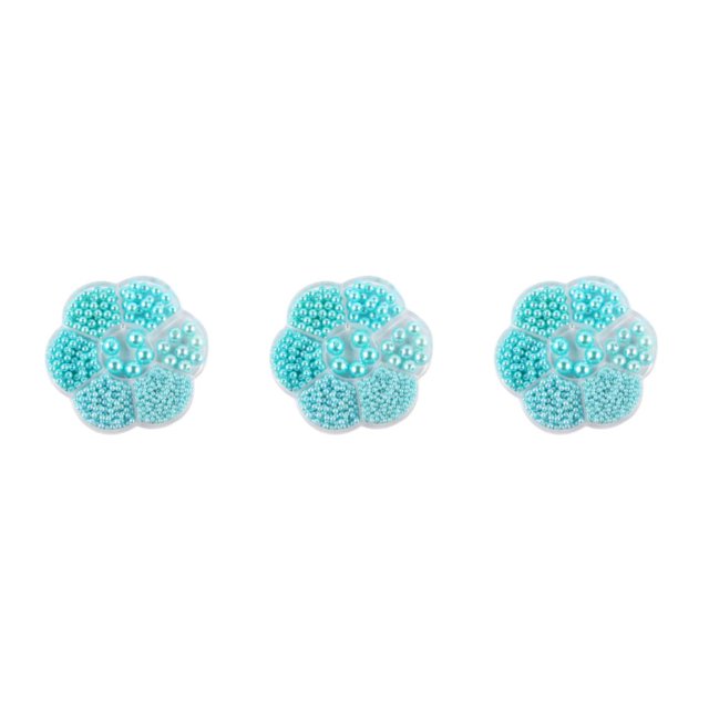 Baohd 1/2/3/5 1150pack/lot Bead Accessories Easy To Thread Wide Application Not Easy To Fade sky blue 3PCS