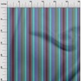 thumbnail image 3 of oneOone Rayon Bluish Violet Fabric Stripes Craft Projects Decor Fabric Printed By The Yard 56 Inch Wide-BY, 3 of 4