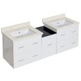 thumbnail image 1 of Imaginations Américaines 61,5 pouces W Vanity Set Blanc, 1 of 1
