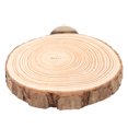 thumbnail image 1 of Bird Round Wooden Stand, Natural Wood Bird Round Platform Perch Lightweight Durable Practical Safe  For Garden For Home 6-8, 1 of 8
