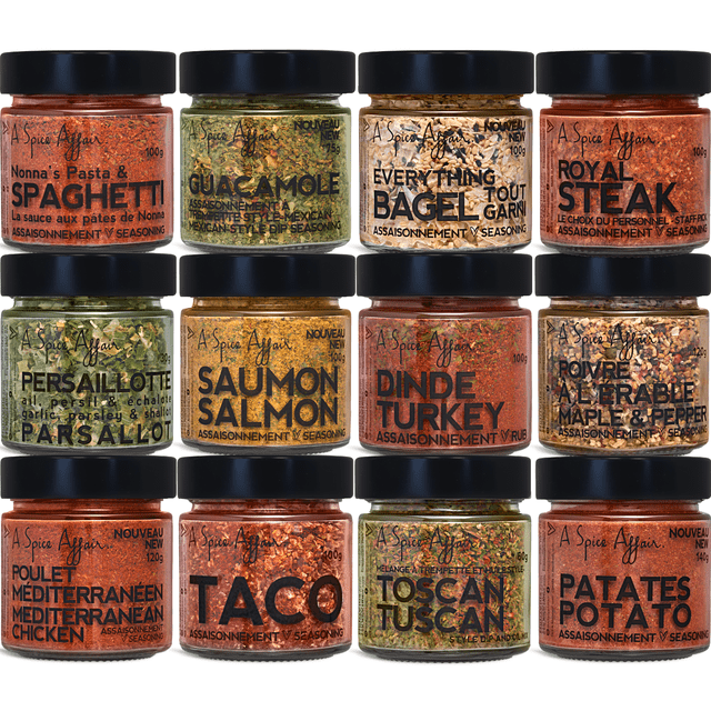 The Pro Kit 12-Pack Spice Set - A Spice Affair