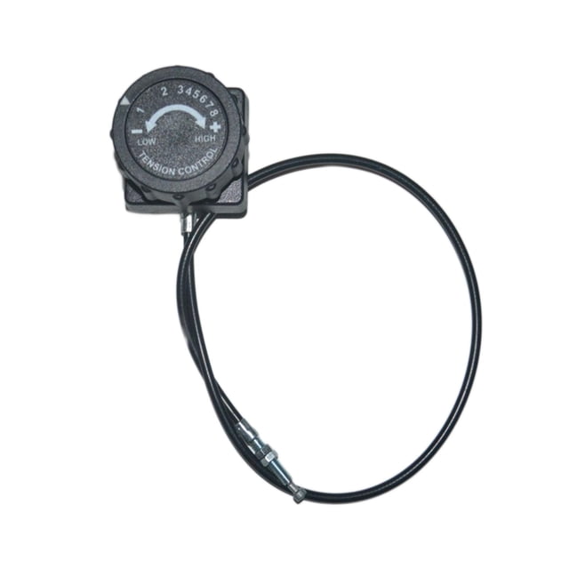 koolsoo Bouton de Réglage de Résistance pour Vélo Bouton de Vélo à Double Pédale Durable Vélo d'Exercice 8 Vitesses 55cm
