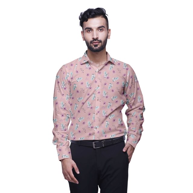 BESTMAN Printed ShirtsFor Men ShirtsCotton Button DownShirtsLong Sleeve