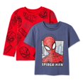 thumbnail image 1 of Ensemble de 2 t-shirts Spider-Man Marvel pour petits garçons, 1 of 1