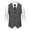 Dark Gray13, variant on RKSTN Dress Vest for Men Tweed Herringbone Vintage Suit Vest Fashionable Solid Color V Neck Sleeveless Single Button Comfortable Flattering Groomsmen Vest Top with Pocket