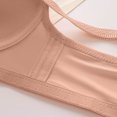thumbnail image 4 of XZNGL Womans Embroidered Glossy Comfortable Breathable Bra Underwear No Rims, 4 of 9