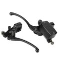 thumbnail image 1 of Brake  Master Cylinder, Brake Master Cylinder Long Durability 2pcs/set 10mm Thread Aluminum Alloy Black  For Motorcycle, 1 of 8