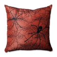 thumbnail image 1 of Pillow Perfect 458892 Spider Orange 16.5 in. Throw Pillow, 1 of 3