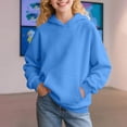 thumbnail image 4 of Girls Winter Hoodie Kid's Fleece Pullover Hooded Sweatshirt, 4 of 8
