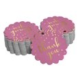 thumbnail image 1 of Inkdotpot Gold Foil Paper Hang Tags Thank You Bridal Shower Favor Tags 50 Piece, 1 of 6