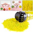 thumbnail image 4 of TISHITA Poudre d'Arbre Miniature 520ml Modèle de Chemin de Fer Kit de Construction de Jardin Poudre Feuillage Jaune, 4 of 8