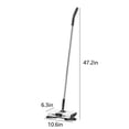 thumbnail image 3 of Chmadoxn Dorm Room Essentials, Hand Push Sweeper, Household Hand Sweeping Machine, Non Sweeper Mop Dustpan Floor Cleaning Tools For Cleaning Hair, Fruit Shell, Etc - Angle Changable Hand Push Sweeper, 3 of 9