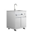 thumbnail image 2 of 32" Professional Outdoor Kitchen Sink Cabinet in Stainless Steel, 2 of 5
