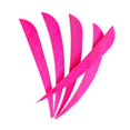 thumbnail image 3 of ZheElen 12pcs 3inch Archery Turkey Feathers Fletchings Vanes Rose Red 3 Inch 1Set, 3 of 6