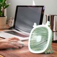 thumbnail image 5 of Yhmxh Home Essentials Home Appliances Multifunctional Night Light Small Fan Portable Mini Home Office Desktop Fan Rechargeable Mini Electric Fan, 5 of 5